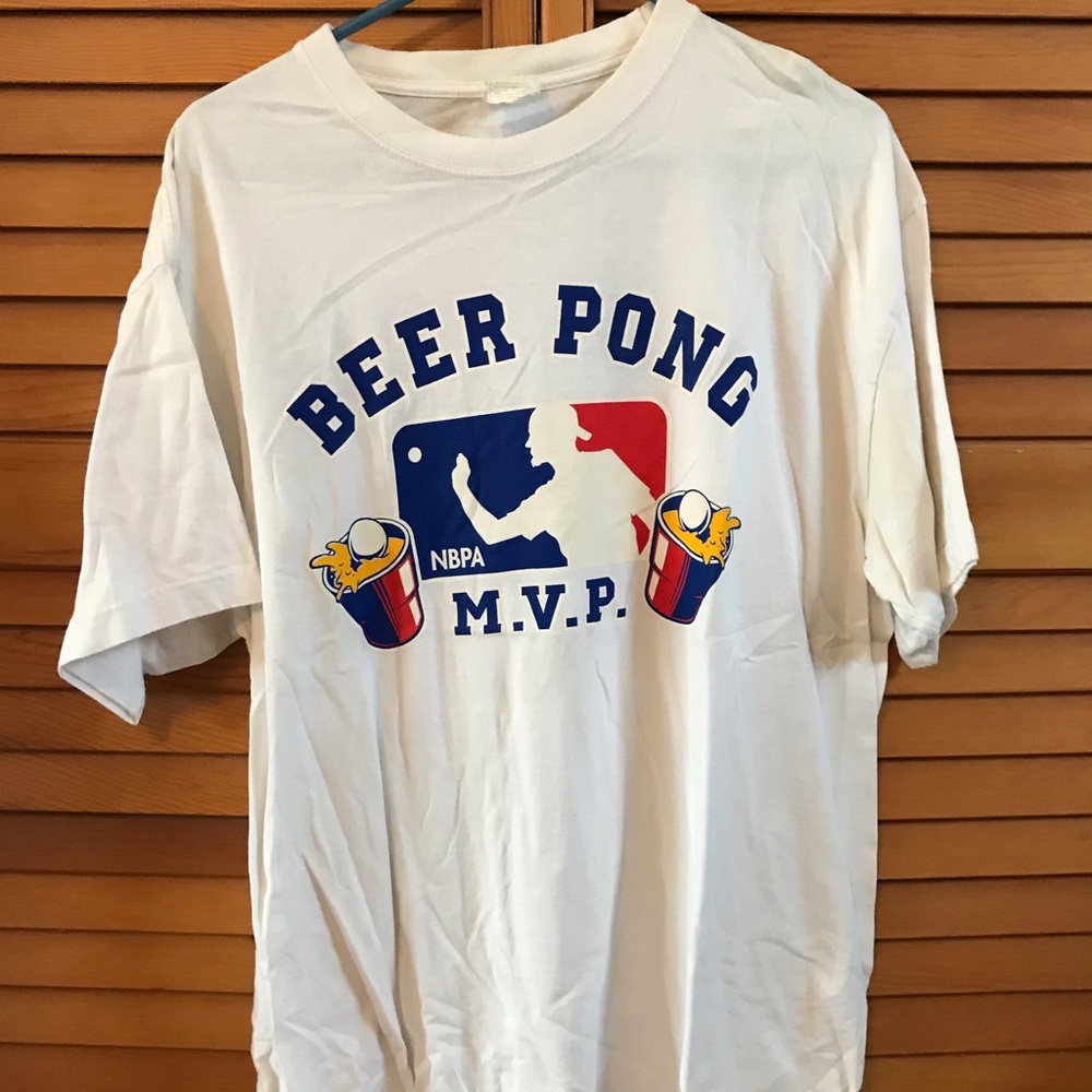 Beer pong MVP tee shirt
